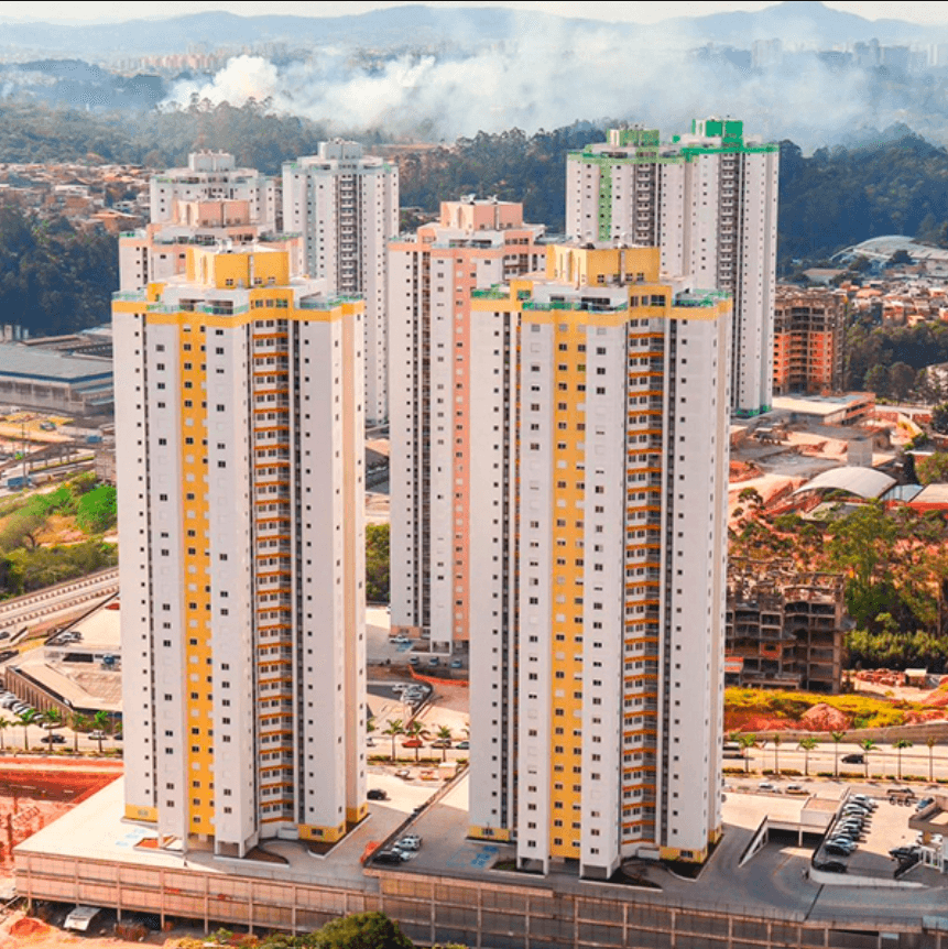 Vista geral do Residencial Parque Firenze
